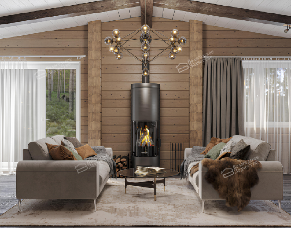 Дом из клееного бруса VZ-329